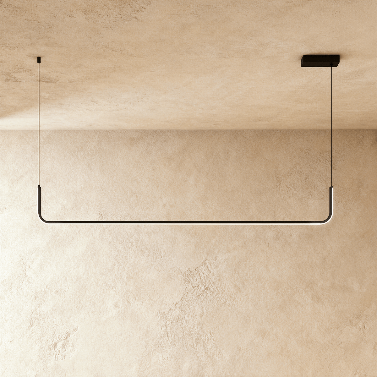 Lineaire LED Kroonluchter Met Modern Design En Warme Lichtbeleving | Sansoti