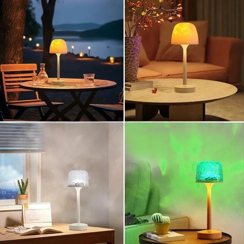 Draadloze Touch Tafellamp LED – Dimbaar & Sfeervol | Moderne Design Tafellamp met Warm Licht | Sansoti