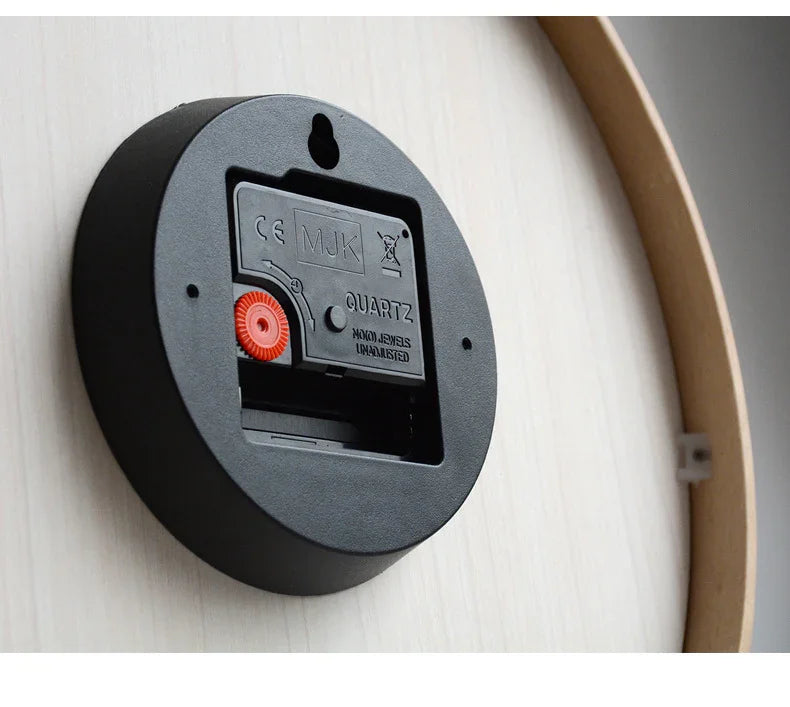 Wandklok Stil Uurwerk Minimalistisch Kunststof 25cm 30cm Woonkamer Slaapkamer Modern | Sansoti