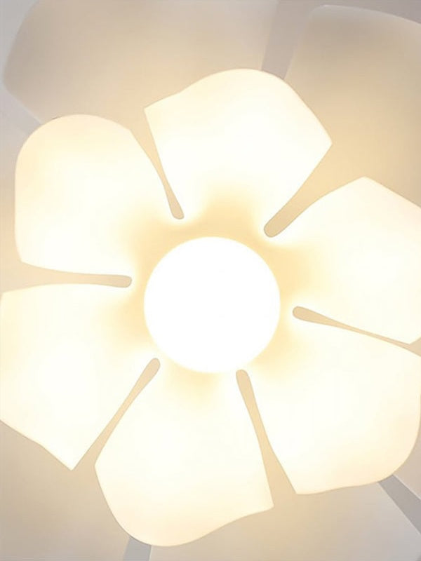 Handgemaakte Acryl Hanglamp Lotus Bloem Wit Scandinavisch Design | Sansoti
