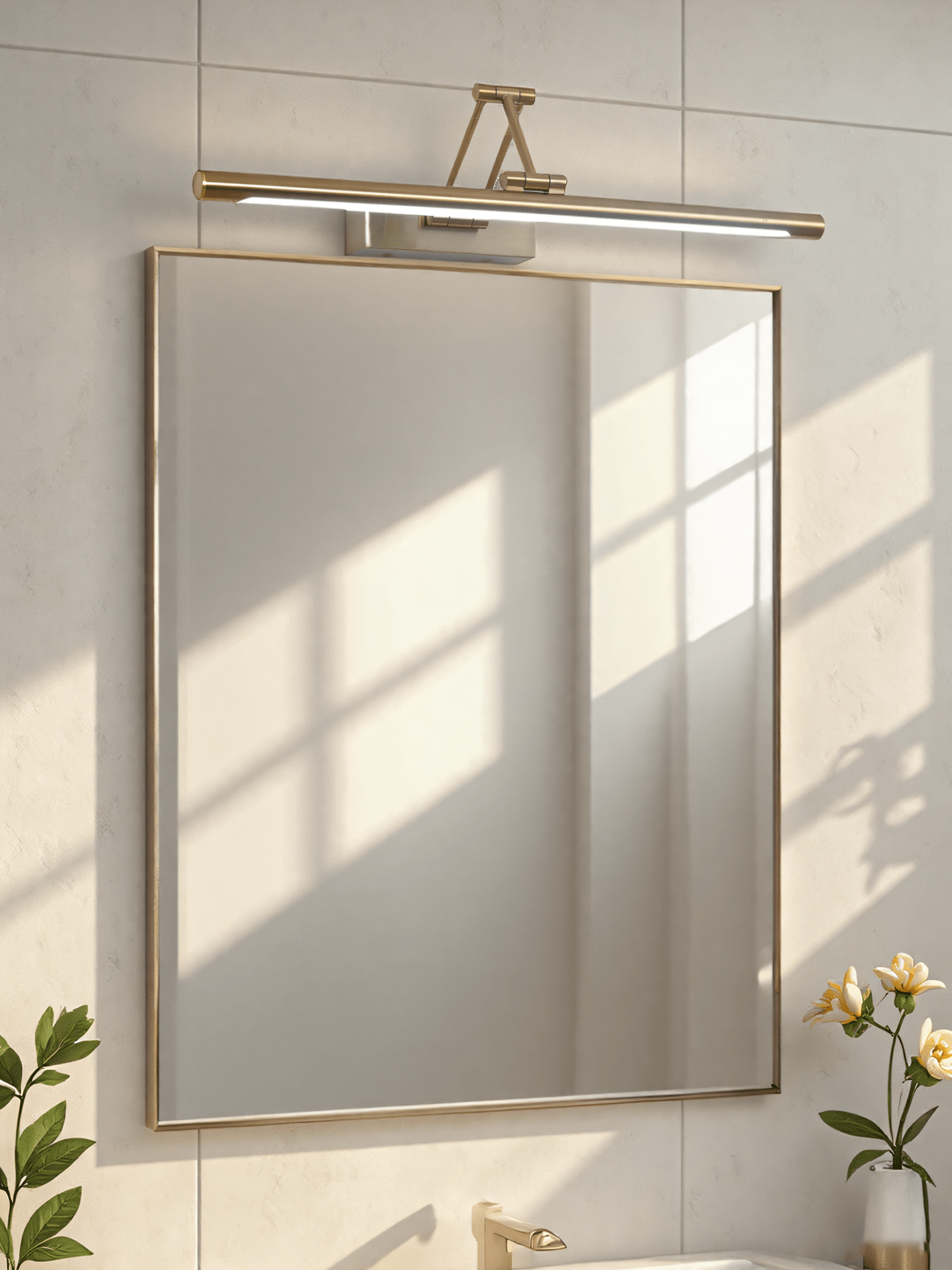 Oplaadbare Schilderijverlichting Goud USB Draadloos Frame Lamp voor Kunst Foto's Muur | Sansoti