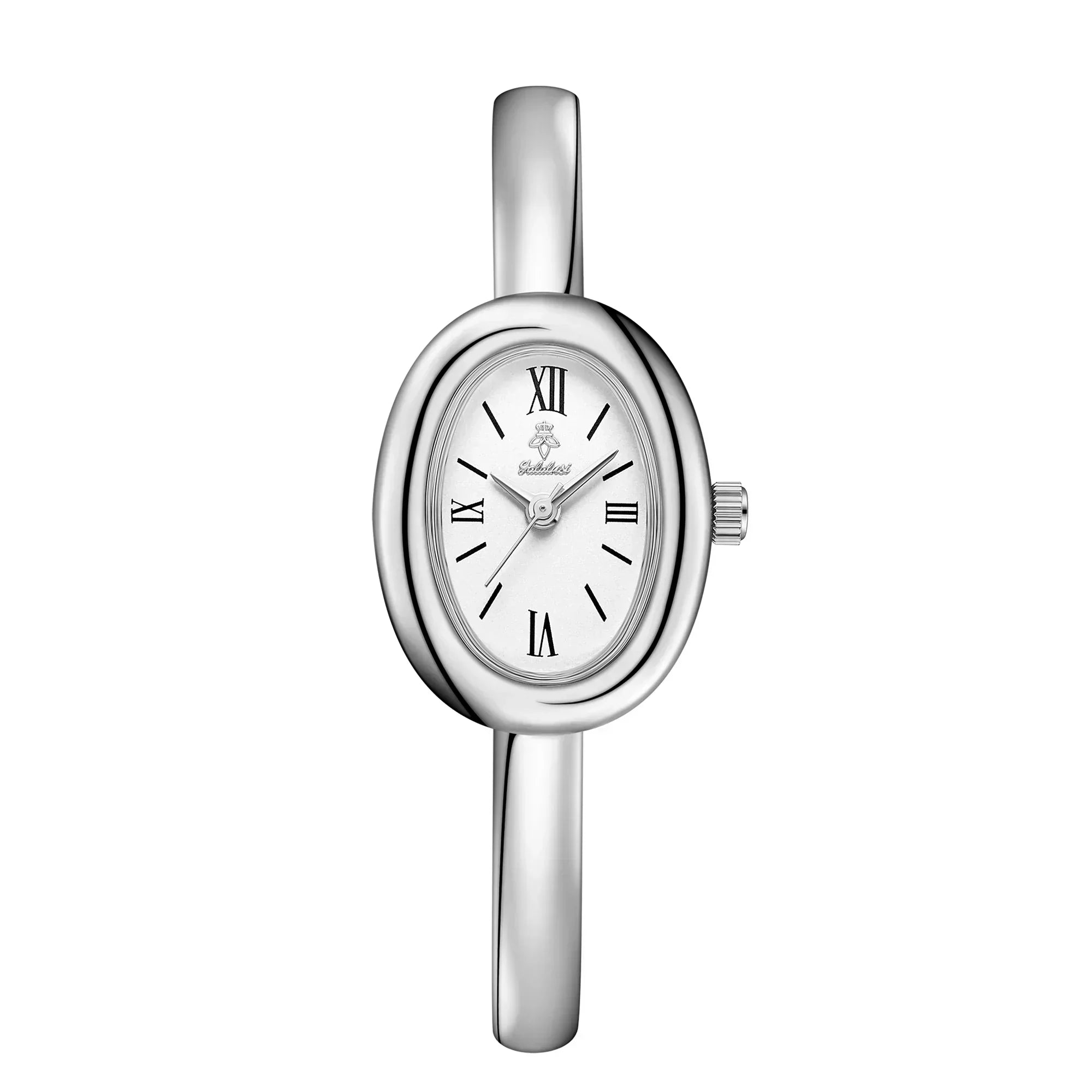 Ovale Armband Horloge – Modern & Klassiek Dameshorloge met Luxe Gouden Uitstraling | Sansoti