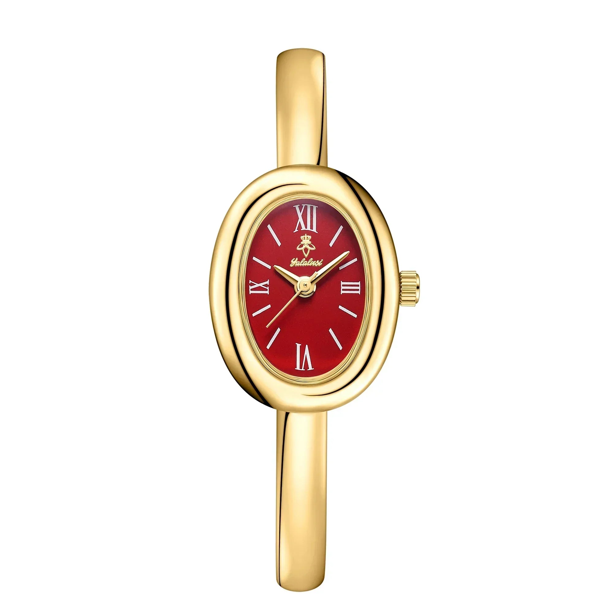 Ovale Armband Horloge – Modern & Klassiek Dameshorloge met Luxe Gouden Uitstraling | Sansoti