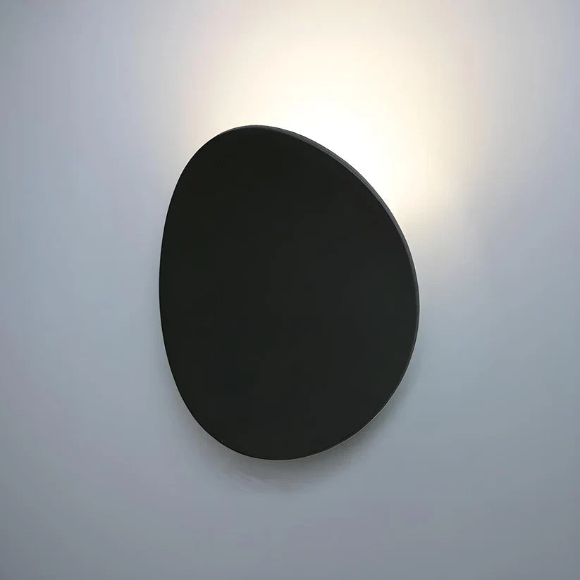 Applique murale ronde en aluminium avec éclairage LED, design moderne, pour salon, chambre et couloir, éclairage d’ambiance | Sansoti