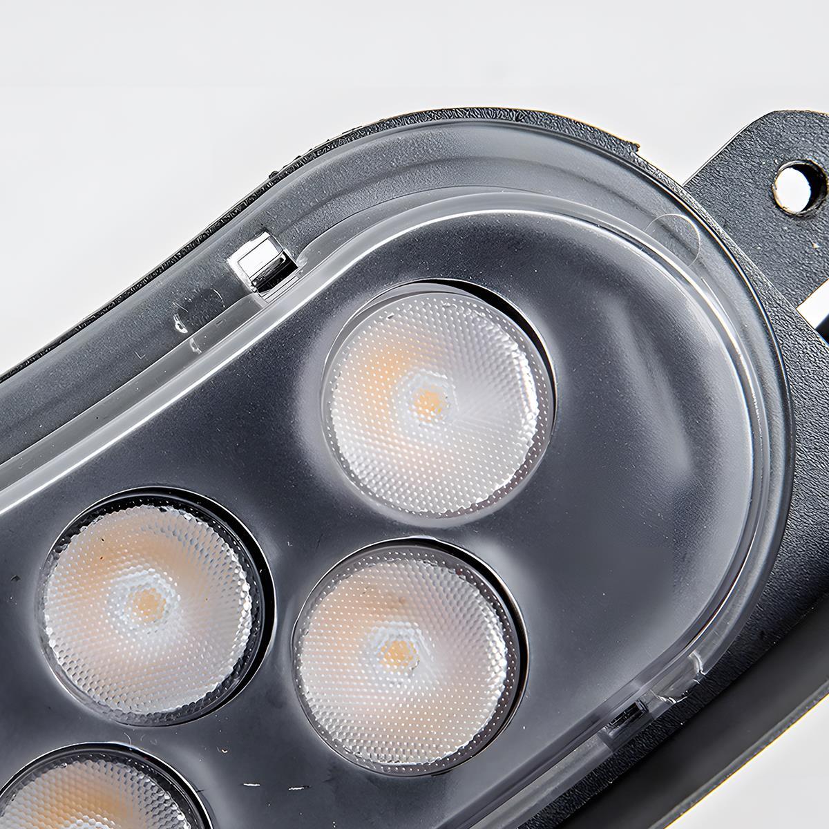Gartenspot LED Bogen Erdspieß 12W Schwarz Garten Einfahrt Baumbeleuchtung IP65 Landschaftsbeleuchtung Erdspieß RGB Warmweiß Außen Spot | Restfield