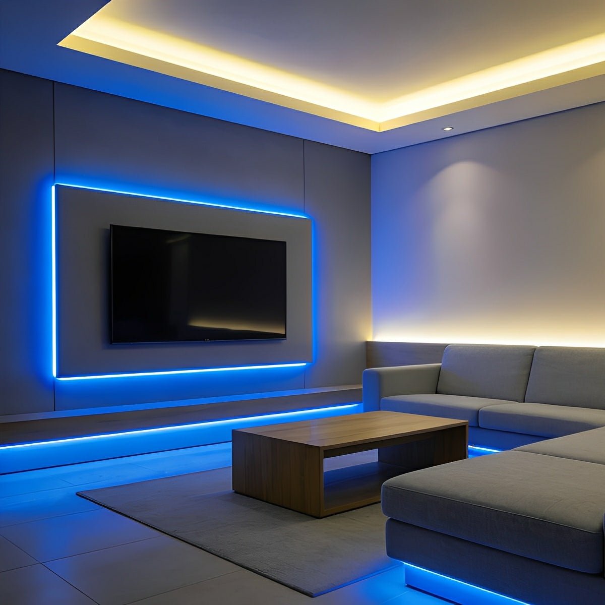 Flexible LED Neon Strip 144 LEDs Waterproof IP67 Adjustable Light Color Recessed Linear Lighting | Sansoti