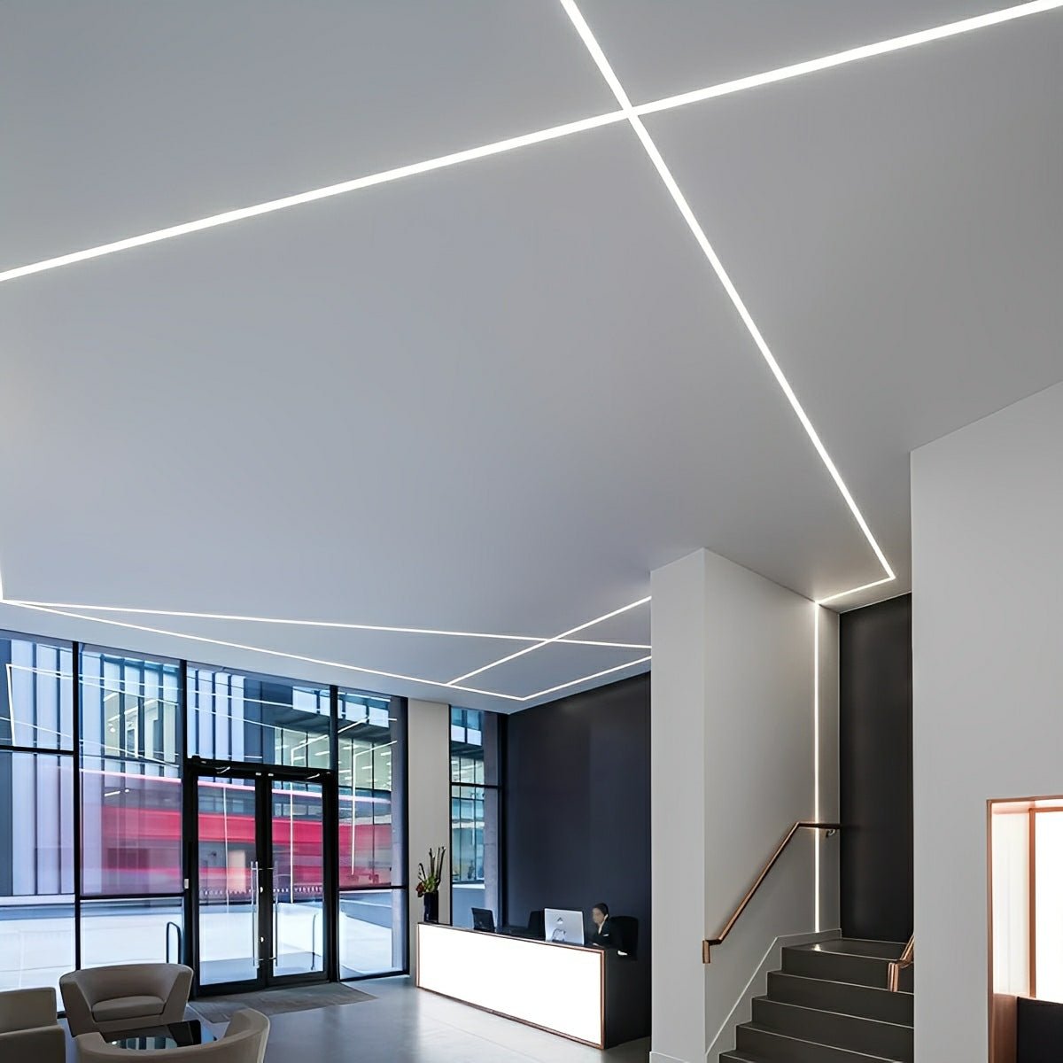 Flexible LED Neon Strip 144 LEDs Waterproof IP67 Adjustable Light Color Recessed Linear Lighting | Sansoti