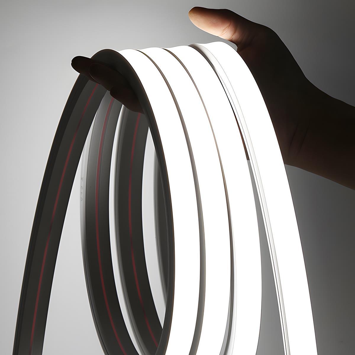 Flexible LED Neon Strip 144 LEDs Waterproof IP67 Adjustable Light Color Recessed Linear Lighting | Sansoti