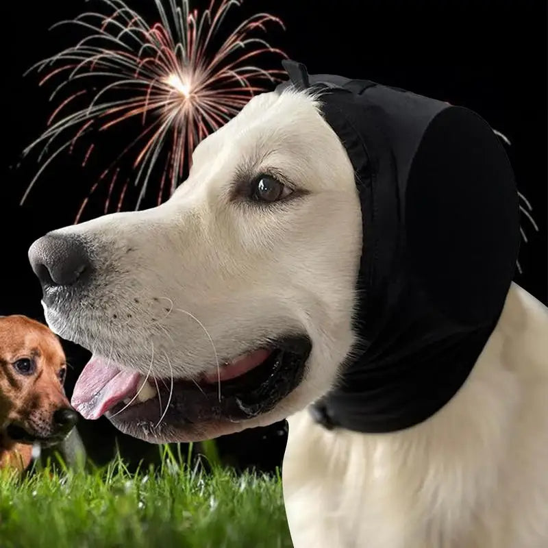 Hondenmuts voor Gehoorbescherming – Verstelbare Oorbeschermer voor Vuurwerk, Donder en Reizen | Sansoti