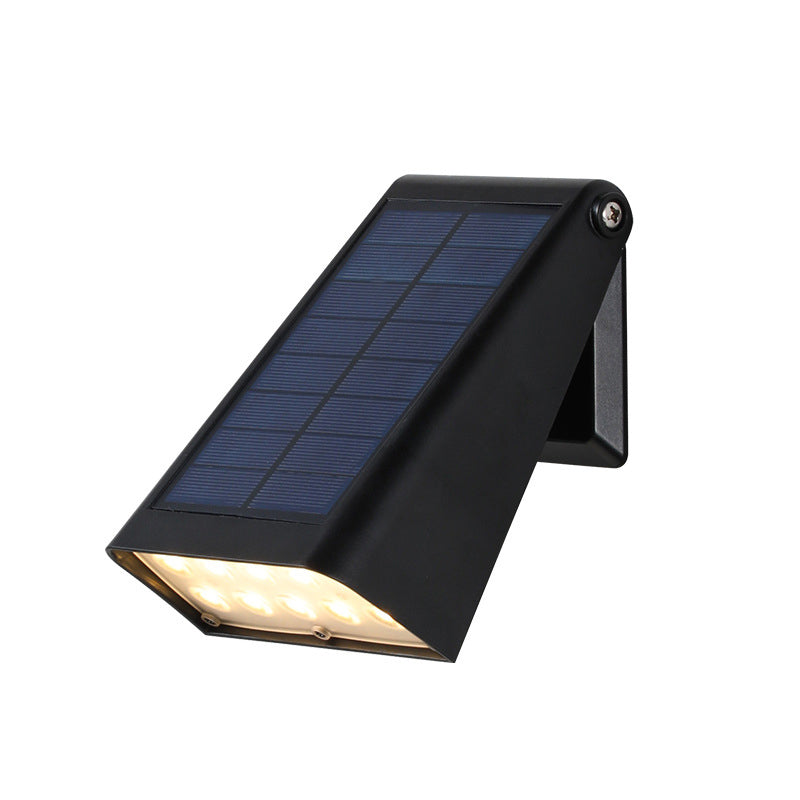 Solar-Downlight-Wandleuchte für den Außenbereich mit verstellbarem Solarpanel und IP65 | Restfield