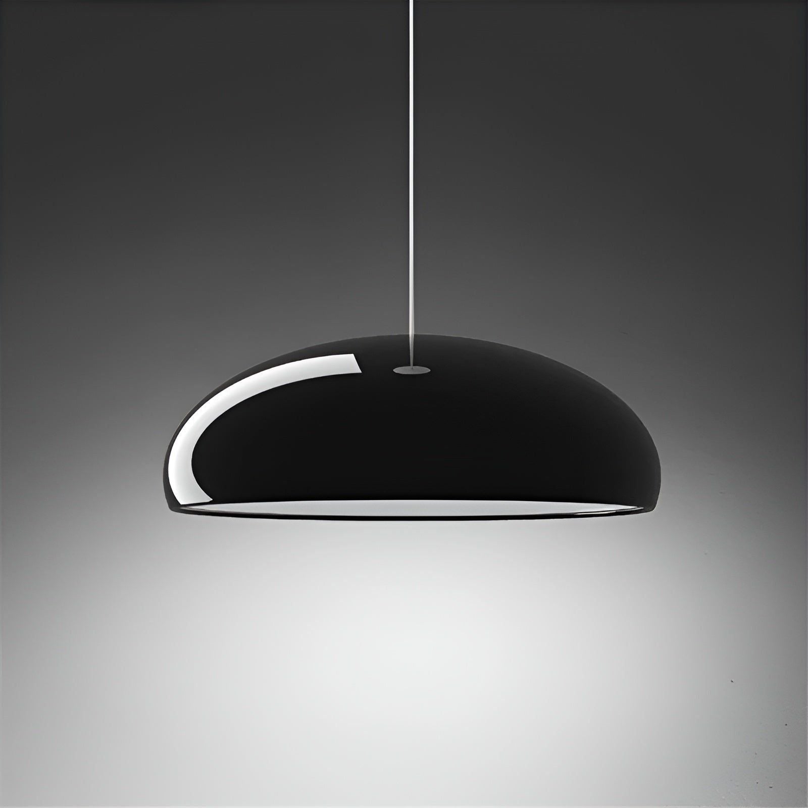 Hanglamp Rond Glanzend Metaal Nordic Design LED Eettafel | Sansoti