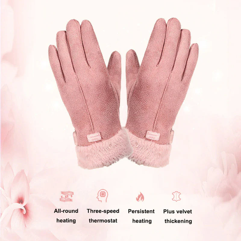 Touchscreen Winter Gloves for Women – Windproof and Warm with Wool Lining for Smartphone Use | Sansoti