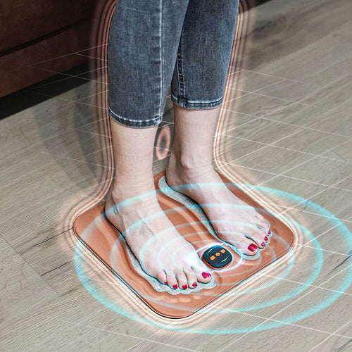 Voetmassagemat met Elektrische Stimulatie Kopervezel voor Thuis Ontspanning Vermoeide Voeten Wellness | Sansoti