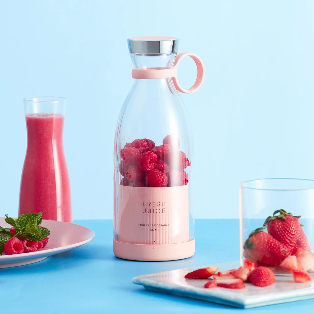Draagbare Blender Fles PCTG BPA-vrij 420ml 23cm 20W Smoothie Mixer USB Oplaadbaar Edelstaal Messen Sportfles Gym Kantoor | Sansoti