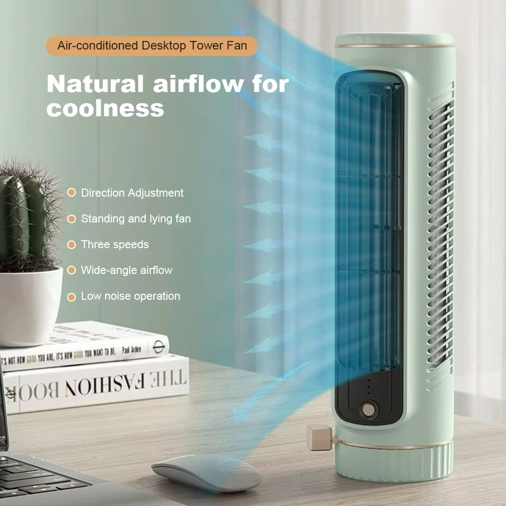 Bladloze Ventilator met 360° Luchtcirculatie en IJsverfrissende Technologie – Stille Werking & Veilig Ontwerp | Sansoti