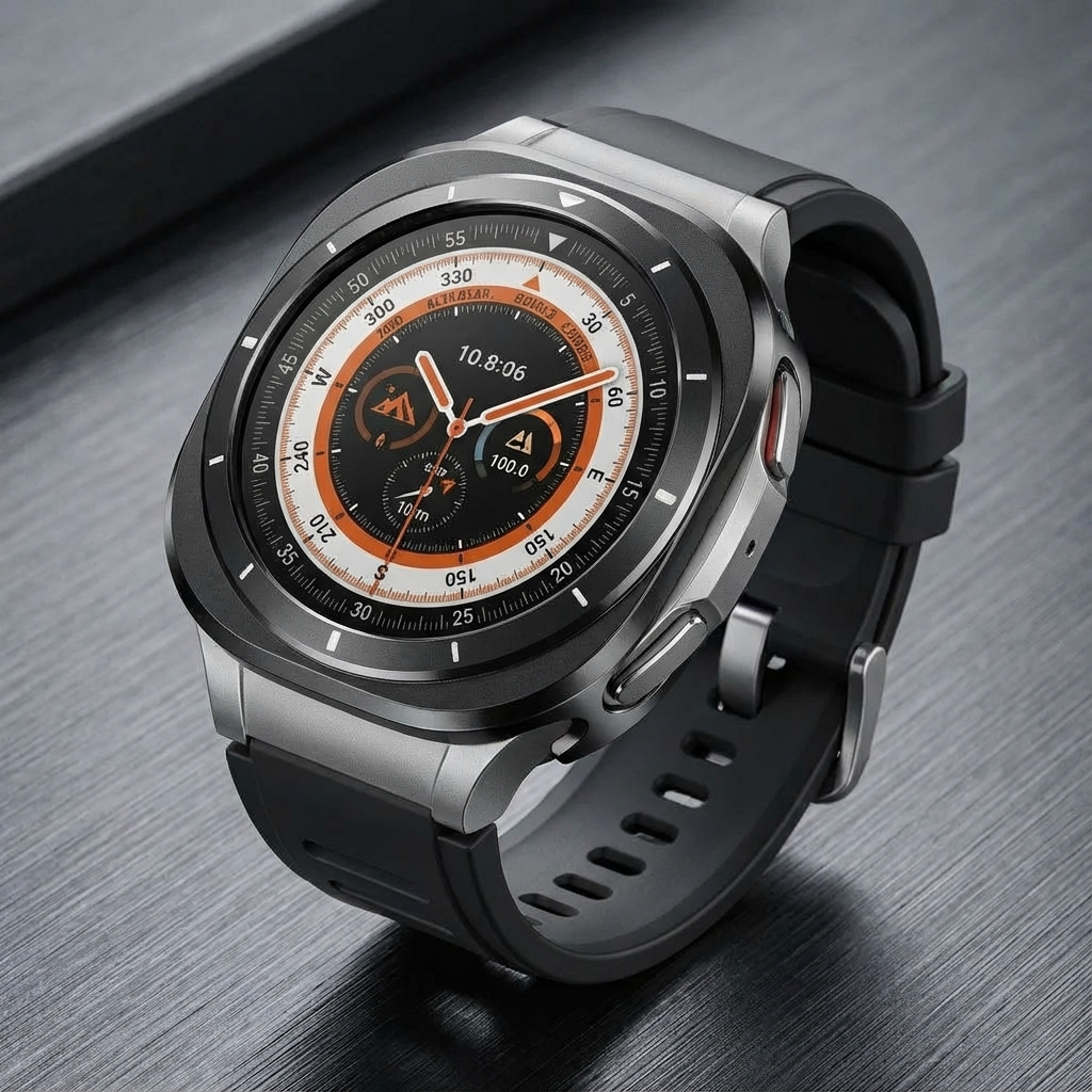 Smartwatch Protective Case Titanium Alloy 47mm Screen Housing Band Compatible Watch Accessory Stylish | Sansoti