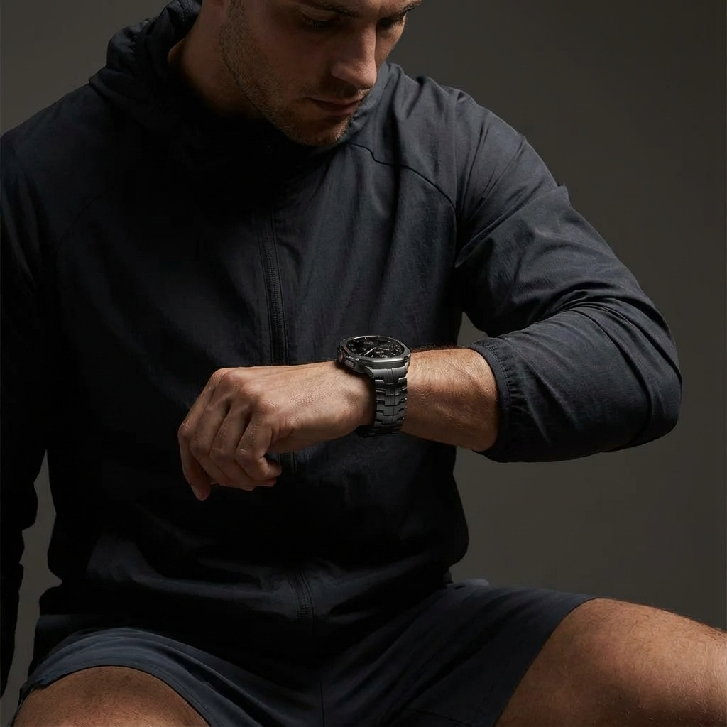 Titanium Horlogeband voor Smartwatch 47mm Geventileerd Verstelbaar met Snelsluiting Premium Polsband Sportief | Sansoti