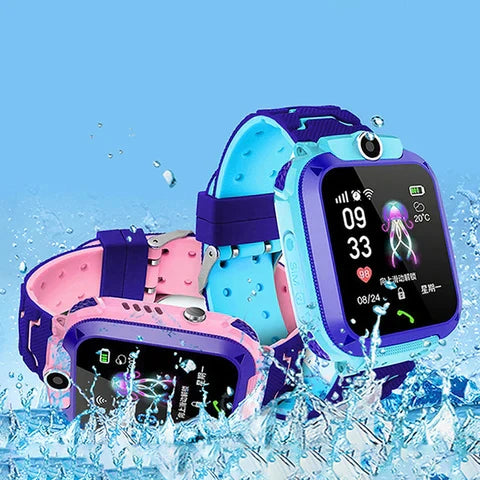 Montre Connectée Enfant avec Suivi GPS et Bouton d'Urgence – Étanche et Mode École | Sansoti