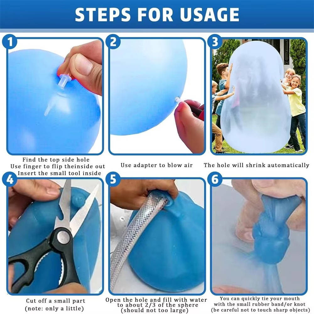 Aufblasbare transparente Spielball-Sets, 3 Stück, XL, weich, wasserfest, für Garten, Pool, Strand und Kinder | Sansoti