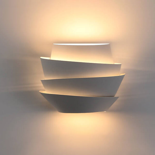 Wandlamp Dubbel Lichtpunt Mat Wit Scandinavisch Design Interieurverlichting Woonkamer Gepoedercoat IJzer E27 | Sansoti