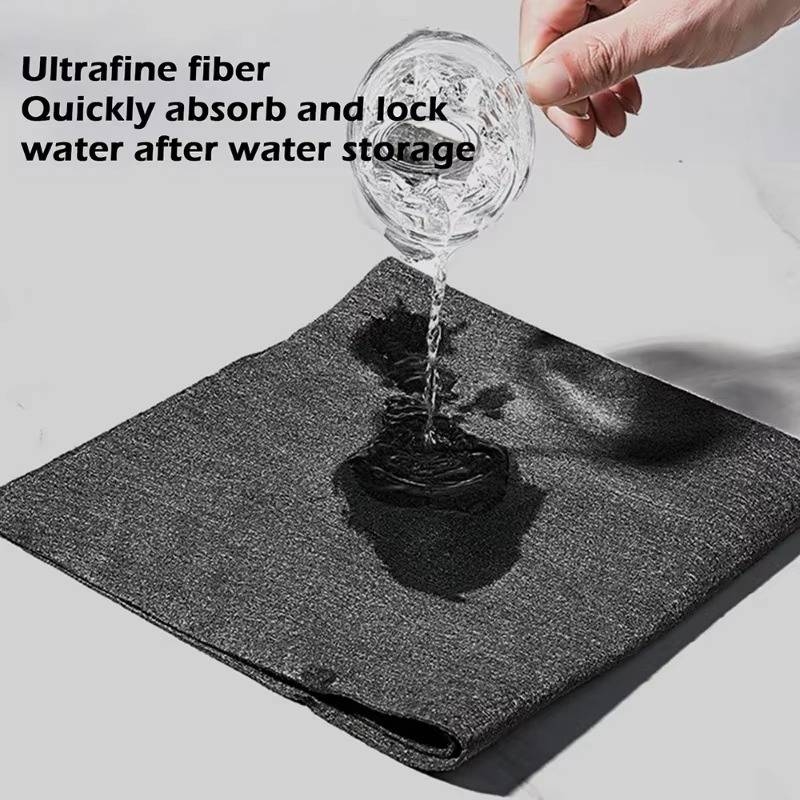Lot de 10 chiffons en microfibre pour un nettoyage sans traces de la cuisine, de la voiture, des fenêtres et des vitres, respectueux de l’environnement | Sansoti