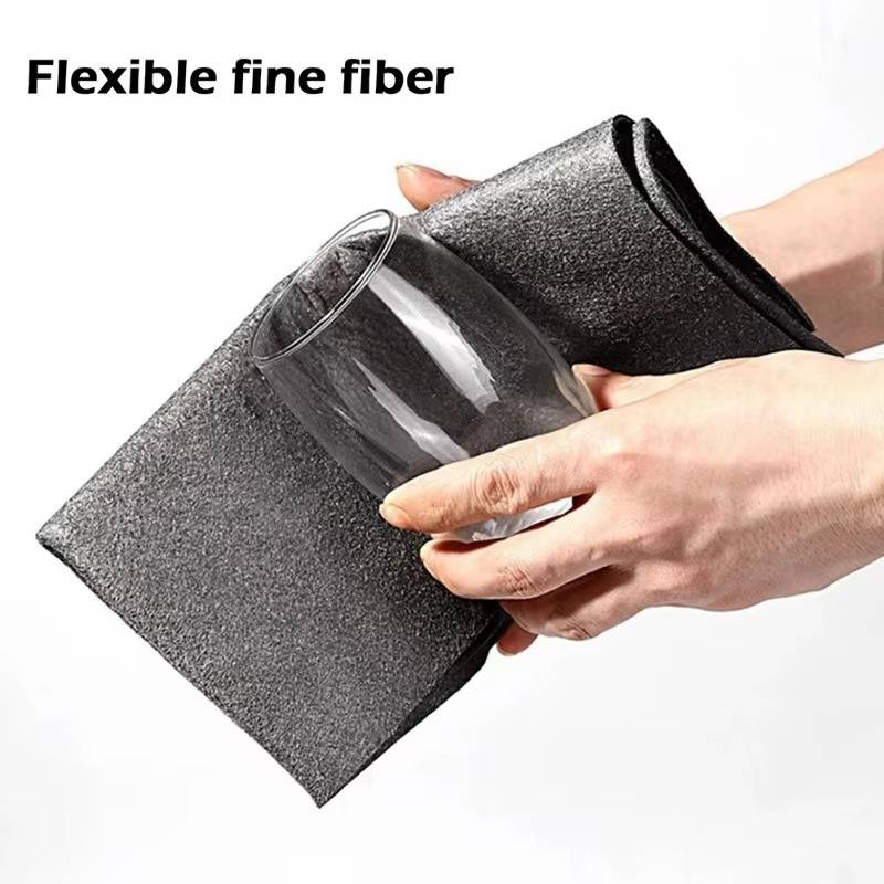 Lot de 10 chiffons en microfibre pour un nettoyage sans traces de la cuisine, de la voiture, des fenêtres et des vitres, respectueux de l’environnement | Sansoti
