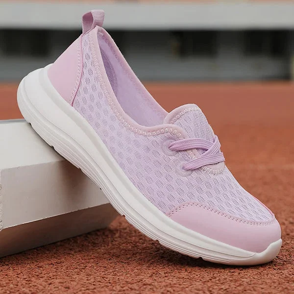 Orthopädische Damenschuhe mit Mesh-Obermaterial, Memory-Foam-Sohle, bequem, leicht, Wanderschuhe | Sansoti