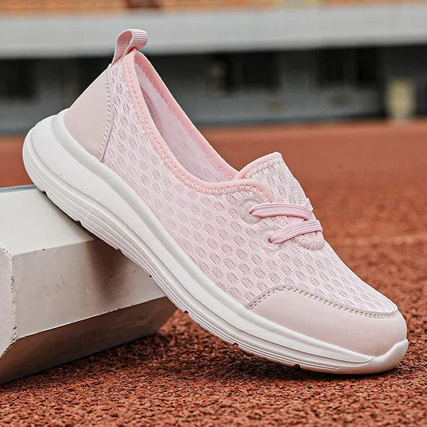 Orthopädische Damenschuhe mit Mesh-Obermaterial, Memory-Foam-Sohle, bequem, leicht, Wanderschuhe | Sansoti