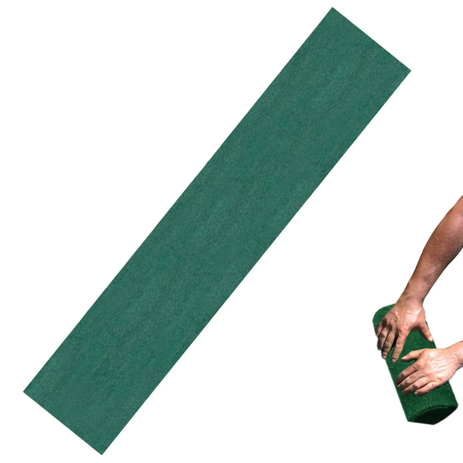 Grassodenmatte mit eingesäten Grassamen, biologisch abbaubar, für die Rasenreparatur und Erosionskontrolle im Garten | Sansoti