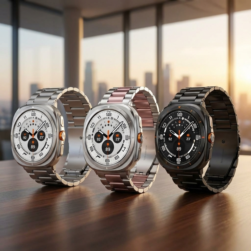 Stainless Steel Watch Band 47mm Smartwatch Metal Band Premium Finish Adjustable Wristband Elegant | Sansoti