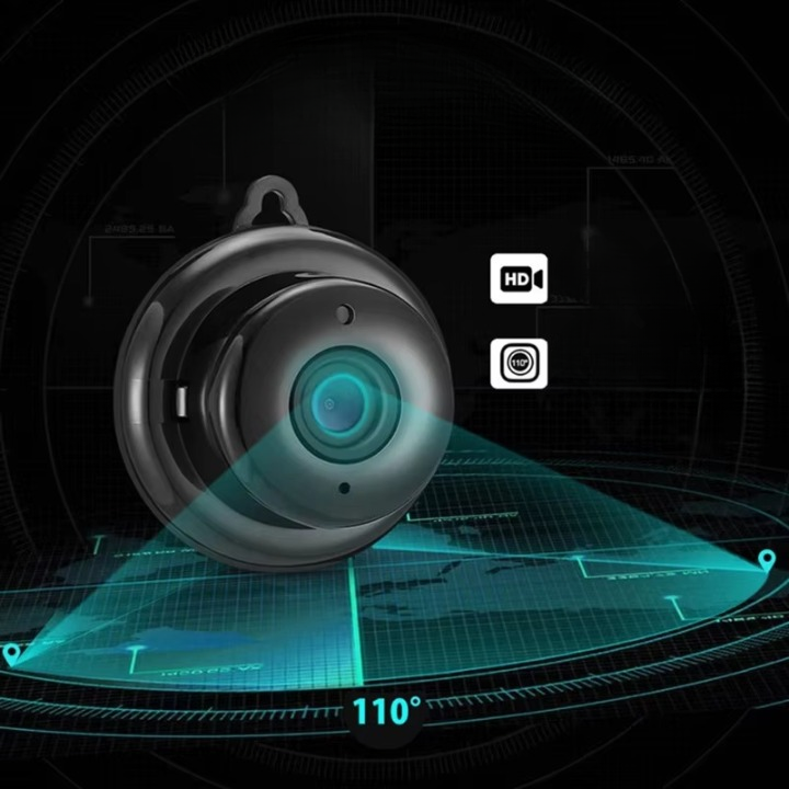 Discreet HD Beveiligingscamera 1080p met Magnetische Montage Draadloos Wifi Nachtzicht Bewegingsdetectie | Sansoti