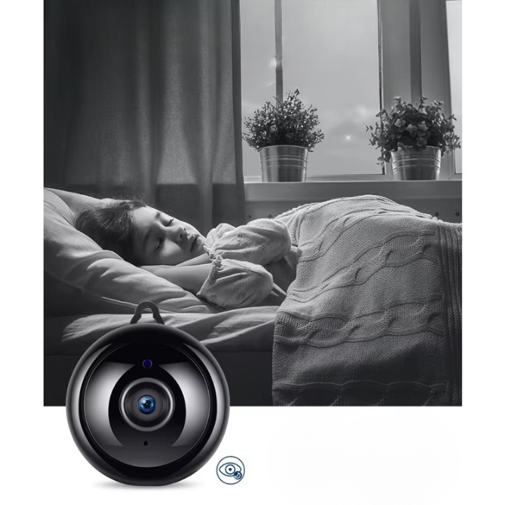 Discreet HD Beveiligingscamera 1080p met Magnetische Montage Draadloos Wifi Nachtzicht Bewegingsdetectie | Sansoti
