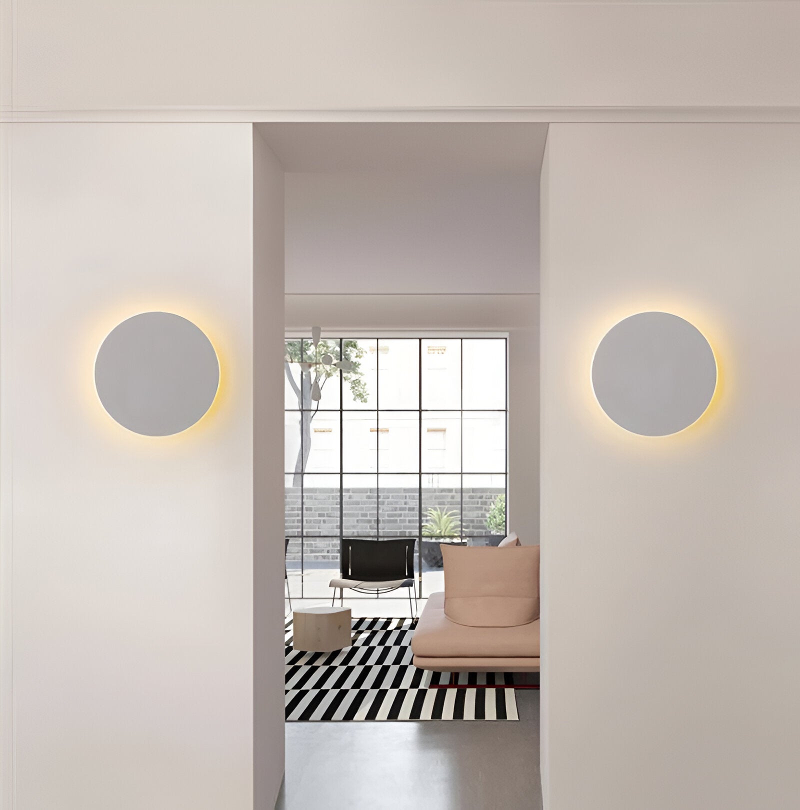 Wandlamp Rond Aluminium LED Nordisch Minimalistisch 10W Ø13 Ø30 Hal Slaapkamer | Sansoti