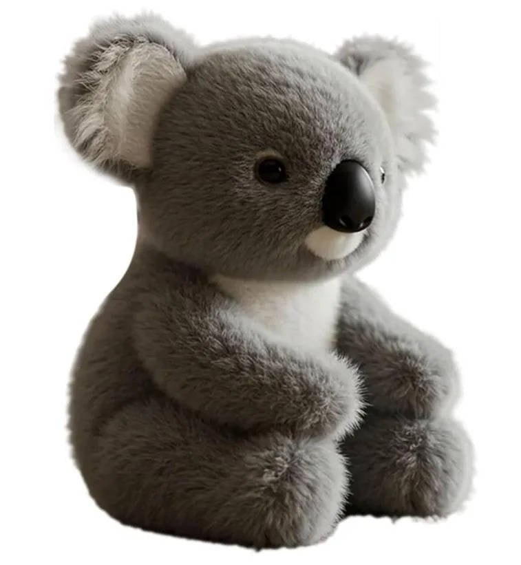 Obciążony pluszowy miś koala do relaksu, miękki pluszowy miś na stres i lepszy sen dla dzieci | Sansoti