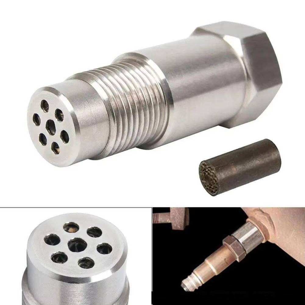 Adaptateur de capteur O2 avec mini-catalyseur, acier inoxydable, M18x1.5, système d’échappement, suppression du CEL, pour automobile et sport automobile | Sansoti