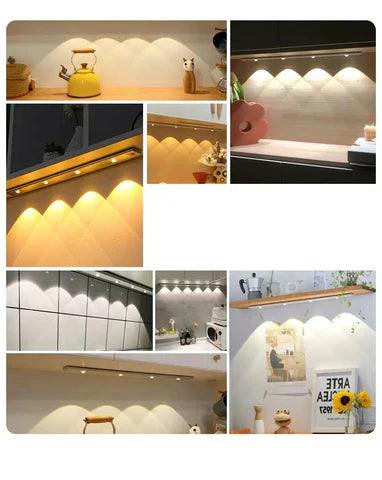 Draadloos Led Armatuur Met Bewegingssensor Oplaadbaar Dimbaar Binnen Plafondlamp | Sansoti