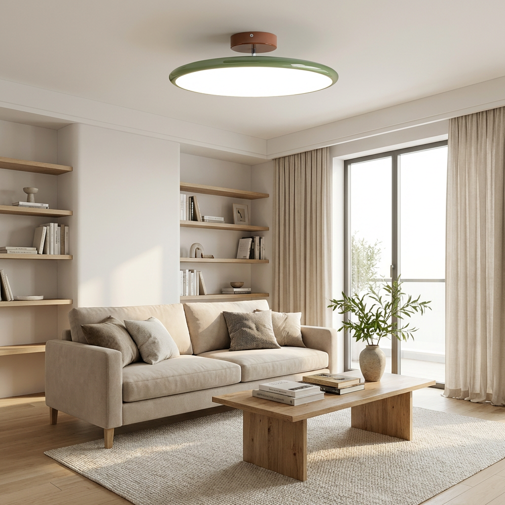 Plafonnier LED réglable en métal avec tête orientable pour cuisine entrée espace de travail design moderne épuré | Sansoti