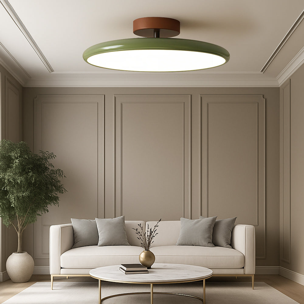 Plafonnier LED réglable en métal avec tête orientable pour cuisine entrée espace de travail design moderne épuré | Sansoti