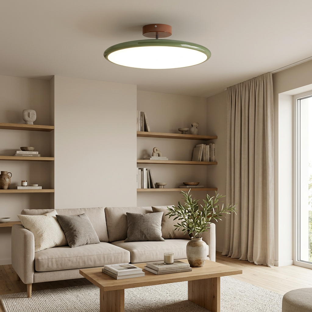 Plafonnier LED réglable en métal avec tête orientable pour cuisine entrée espace de travail design moderne épuré | Sansoti