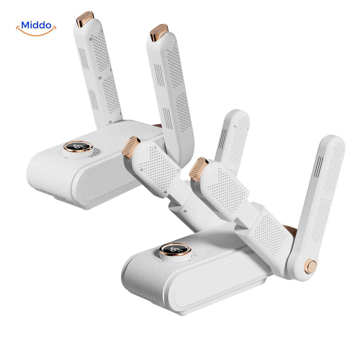 Elektrische Schoenendroger Opvouwbaar 55-60°C Timer Leer Canvas Wol Handschoenen Helmen Stil Compact | Sansoti
