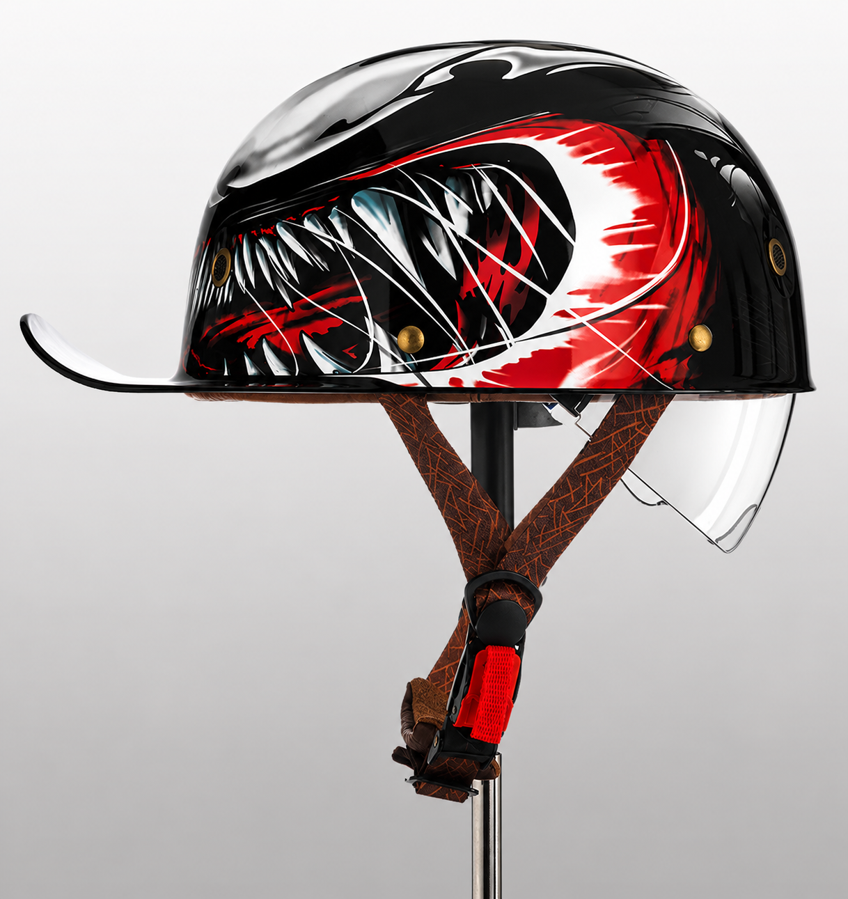 Motorhelm Halfopen Baseball Stijl DOT ECE Gecertificeerd Dagelijks Rijden Veiligheid Comfort Bescherming | Sansoti