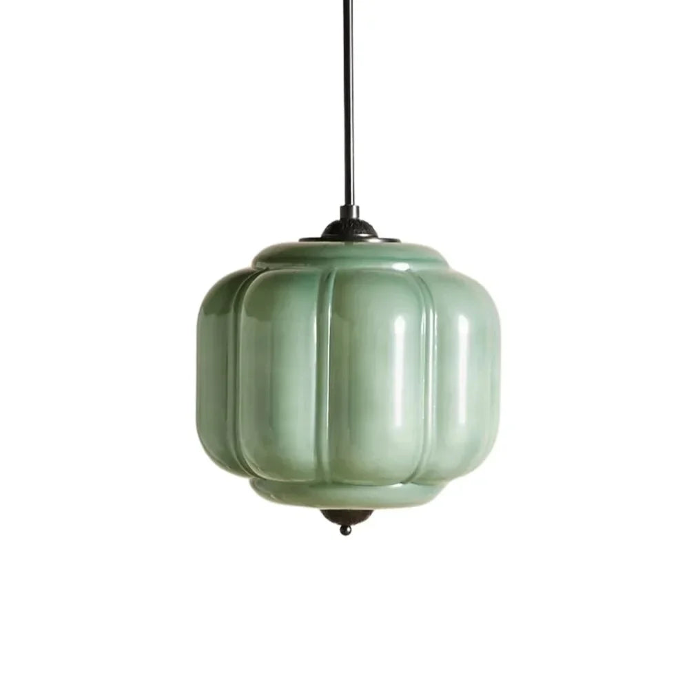 Vintage Melkglas Hanglamp met Messing Armatuur – Klassiek Retro Design voor Eetkamer, Hal & Leeshoek | Sansoti