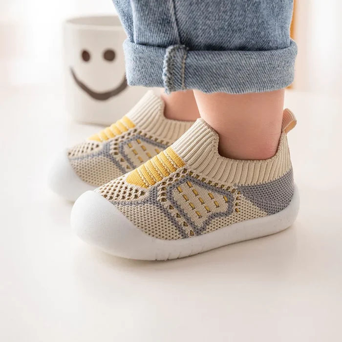 Antislip Babyschoensokken met TPR Zool Katoenen Bovenwerk voor Wandelende Peuters Eerste Stapjes Indoor | Sansoti