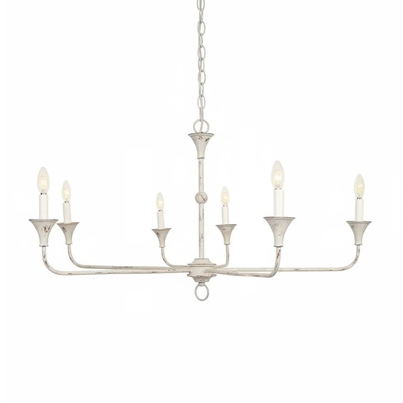 Lampe Bougie Lustre Laiton Métal Or Noir Blanc Nickel Salon Salle à Manger 5 6 Bras Suspension Vintage Lustre Bougies | Restfield