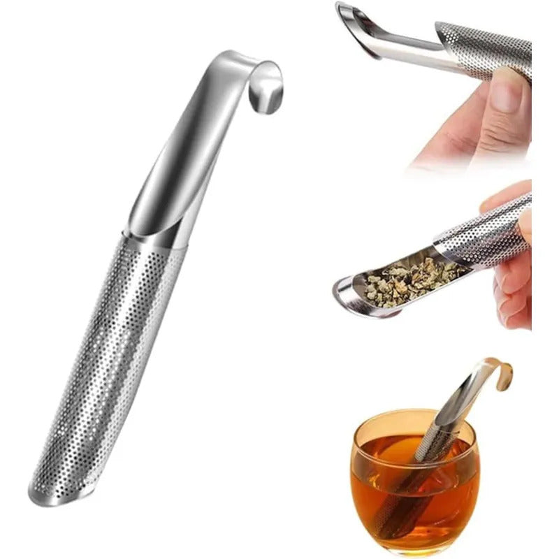 Tea Infuser Set of 2 Pieces Stainless Steel Fine Mesh Infuser for Loose Tea | Sansoti