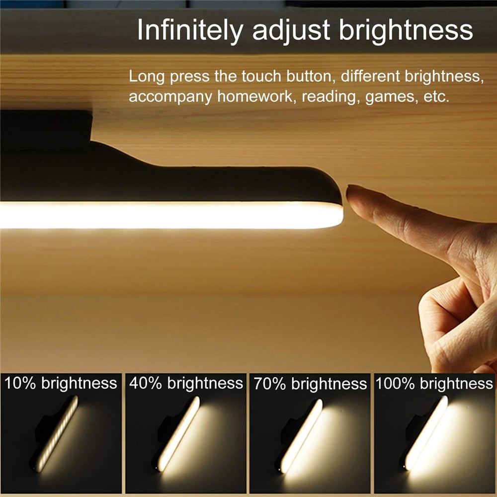 Magnetische LED-Lamp met Flexibele Bevestiging – Touch-Dimbaar Nachtlampje voor Bureau, Auto, Garage, Werkplaats, Leeshoek – Oplaadbaar via USB-C – Energiezuinig ABS Design | Sansoti