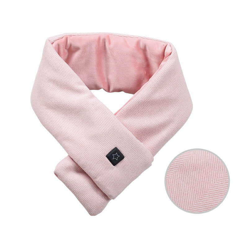 Heated Scarf with USB Connection, Neck Warmer, Adjustable Temperature, Soft Winter Neck Scarf for Women and Men | Sansoti