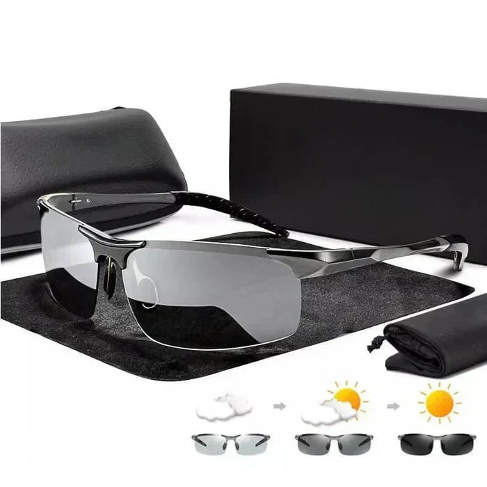 Photochromic Reading Glasses with Blue-Light Filter TR90 Frame UV400 for Indoor and Outdoor Use | Sansoti