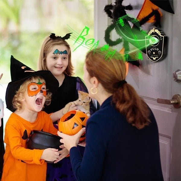 Interactieve Deurversiering met Bewegend Oog en Geluid voor Halloween Feestdecoratie en Griezelige Sfeer | Sansoti