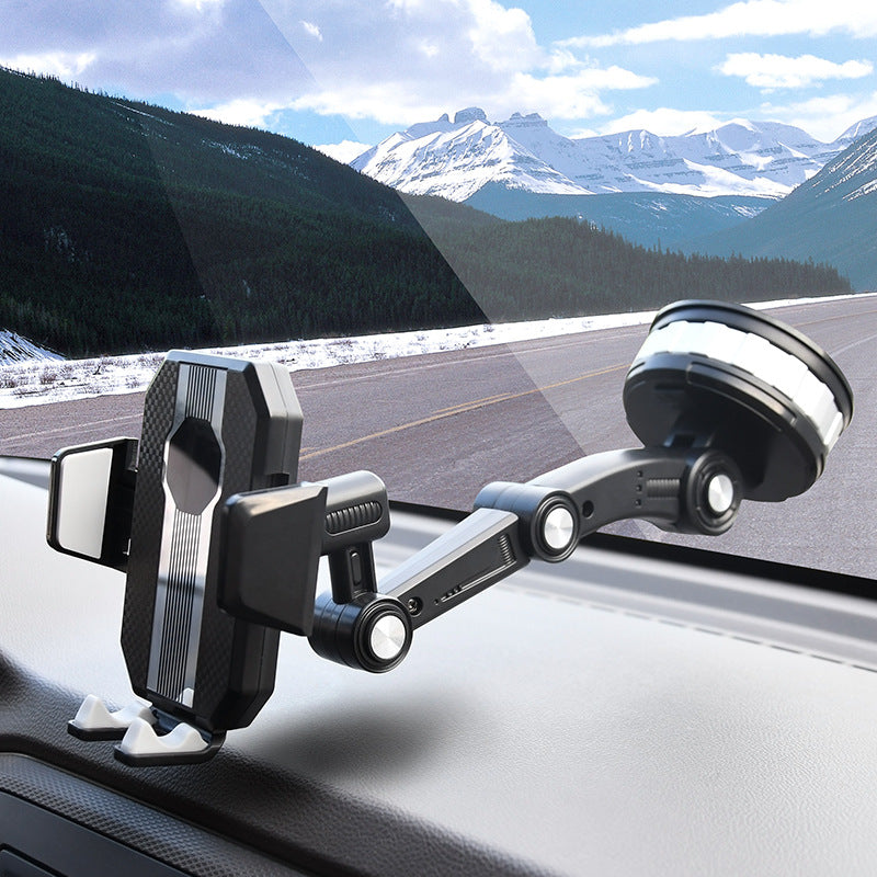 Universele Telefoonhouder Auto Voorruit & Dashboard 360° Draaibaar met Telescopische Arm | Sansoti